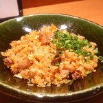 こころや - みやじ豚煮とネギのチャーハン