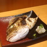 こころや - 真鯛カマ塩焼き