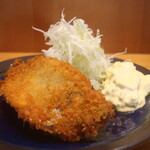 こころや - 鰺フライ 自家製タルタルアップ
