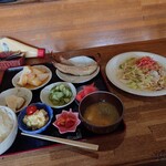 カタヤマ - 焼きうどんお任せランチ 1,400円(税込)