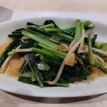 黄龍 - 青菜炒め。シンプルで旨し。