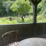 香豆珈琲 - 屋根付きオープンテラス