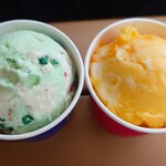 サーティワンアイスクリーム - 料理写真:ポッピングシャワーとマンゴートゥギャザー