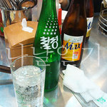 진옥화 할매 원조 닭한마리 - 七星（チルソン）サイダーとビール。