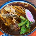 さか本 そば店 - 2024年11月ナス天あんかけ蕎麦