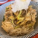 さか本 そば店 - 2024年11月セリ根かき揚げ蕎麦