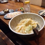 金町 肉流通センター - お通しキャベツ