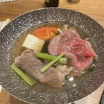 湯之島館 - 飛騨牛Ａ5等級サーロインの味しゃぶ