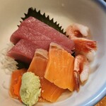 日の丸酒場 - 刺し盛り3点盛り