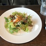 トラットリア エ ピッツェリア リンカント - 平日ランチマルゲリータ（サラダ付、ドリンク付）：１８００円のサラダ