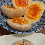 麺屋 寛 - 味玉　断面