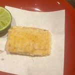 新ばし 星野 - とうもろこしの天ぷら