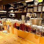 酒々落菜 - 各種果実酒熟成中