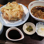 葱屋 平吉 名古屋錦長者町店 - ランチ「特大かき揚げ定食」