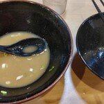 武道家 賢斗 - 塩分過多気にして完飲せず