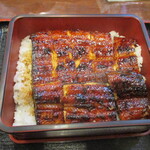 三代目 鰻の田中 - うな重 ななわり 2,300円（税込）。