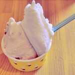 ジェラテリア フルーツラボラトリー - 藻塩ミルク＆キャラメルアーモンド