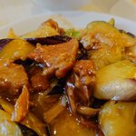 中華料理福臨門 - 茄子と豚肉の広東ソース炒め900円