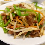 中華料理福臨門 - Bセット900円（青椒肉絲定食）