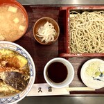 久霧 - ・Bセット（天丼とせいろ蕎麦／うどん）…蕎麦：私