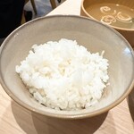 手作りハンバーグ卵 - ご飯