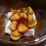 六雁 - 胡麻豆腐　栗銀杏の田舎煮