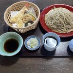 蕎麦処 みかわ - 天せいろ（大盛り）1,650円