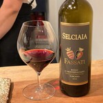 とんかつ乃ぐち - トスカーナの赤ワイン