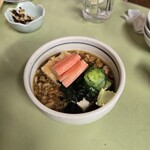 鯉とうなぎのまるます家 総本店 - たぬき豆腐