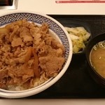 吉野家 - 料理写真:牛丼　アタマの大盛り＋Bセット