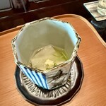 比良山荘 - 白芋茎　吉野餡