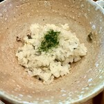 比良山荘 - 鮎ご飯