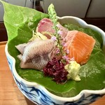 比良山荘 - 鯉 一本釣りの琵琶鱒 岩魚