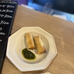 moka - アシアカ海老とベシャメルソースの春巻き