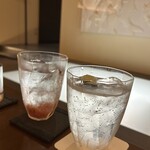 日本料理 晴山 - サワーもいただきました！