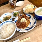 ねぎし - わんぱくセット＋しろかつ(単品1P)