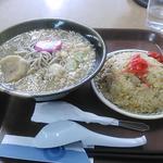 ミツワ食堂 - 掛けそばとミニ炒飯