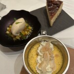 エチョラ - デザート、プリンとジェラート