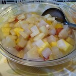 レストラン ヴァロリス - パイン・りんご・ナタデココ？寒天？