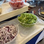 レストラン ヴァロリス - フレッシュ野菜とオリジナルドレッシング