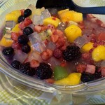 レストラン ヴァロリス - マンゴー・各種ベリー・キウイ・苺・寒天