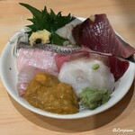 かかし屋 - 魚種が判るように御手塩皿に盛ってみました
