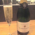 北新地 海櫻 - シャンパンはランヴァンブリットキュベセレクション