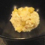 北新地 海櫻 - 泉州産渡蟹と熊本産の栗のリゾット！旨い！