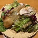 土鍋ごはんと和酒の店 おてだま - 春巻き（肉巻き）