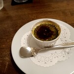洋食 泉 - デザート(抹茶のブリュレ)とコーヒー(写真無し)