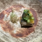 nôtori - 上が養殖、下が天然の鮎(すべて山梨県産)食べ比べです。