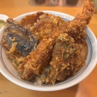 北新地 天富 - 海老天丼