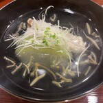 祇園 椿 - 鯛と冬瓜とじゅんさいのお椀。お出汁サイコー！