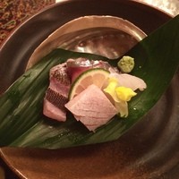 僧伽小野 一秀庵 - 刺身5種。
